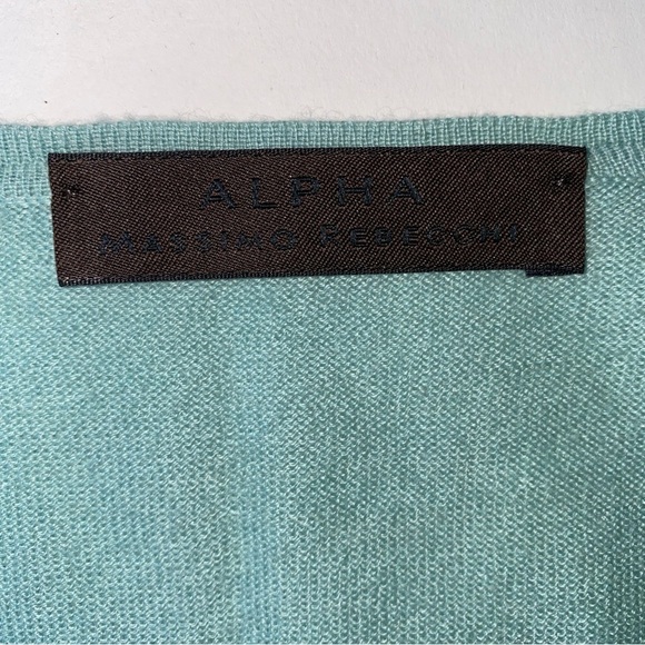 Alpha Massimo Rebecchi Cashmere Silk Cardigan Size 46 / Small - Picture 6 of 11